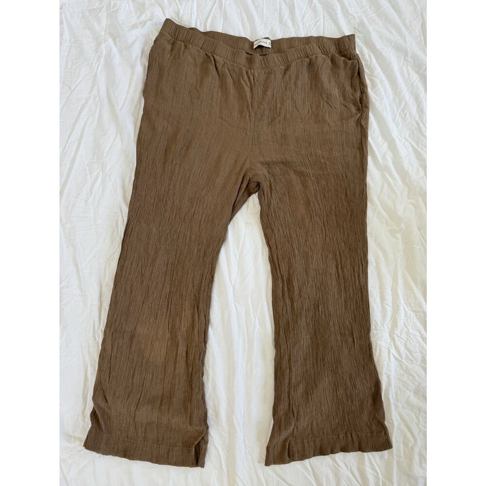 Abercrombie Women's Brown Pants Elastic Waist Regular Size XX